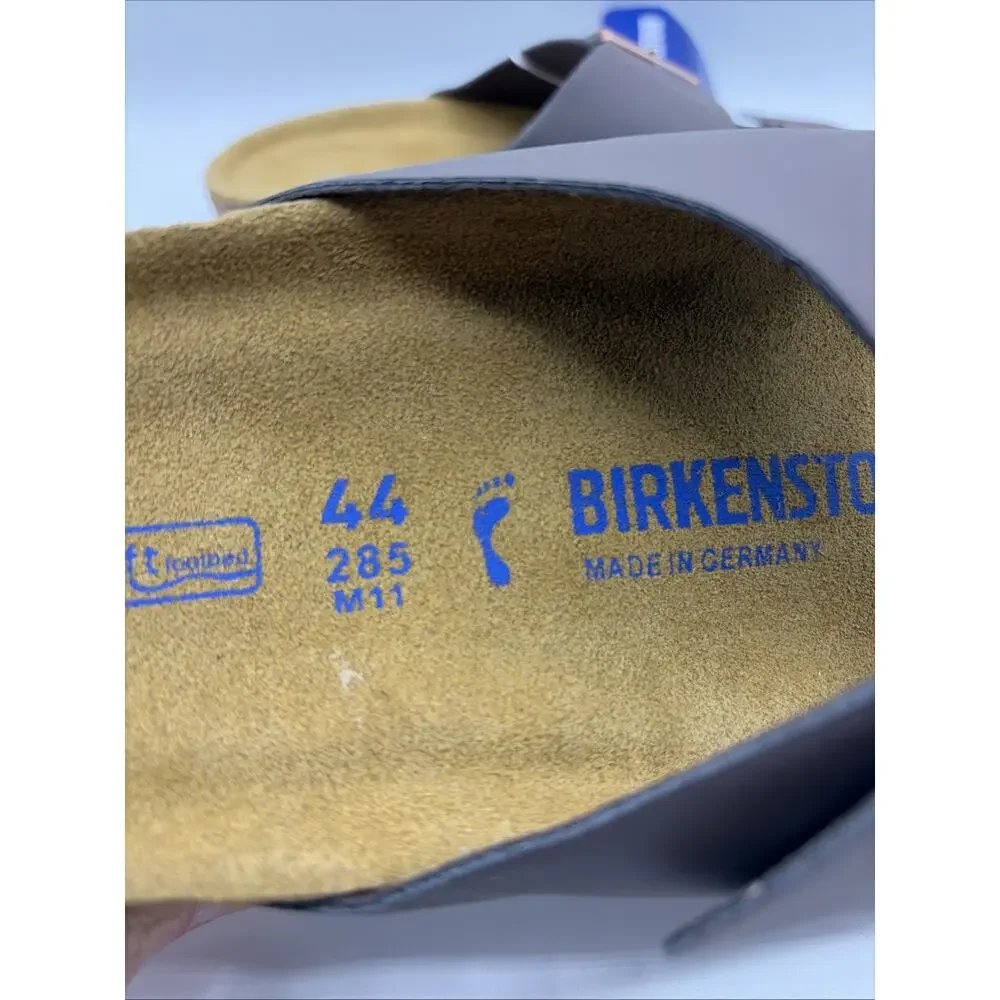 Birkenstock Arizona Matte Coffee Nubuck Soft Footbed Sandal US M11 W13 EU44 NWOB
